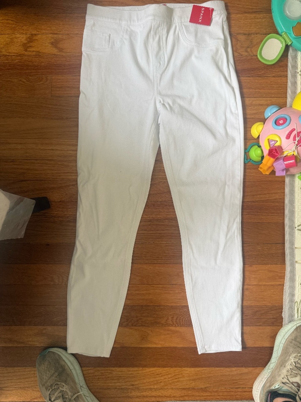 NWT White Spanx Jean-Ish Leggings